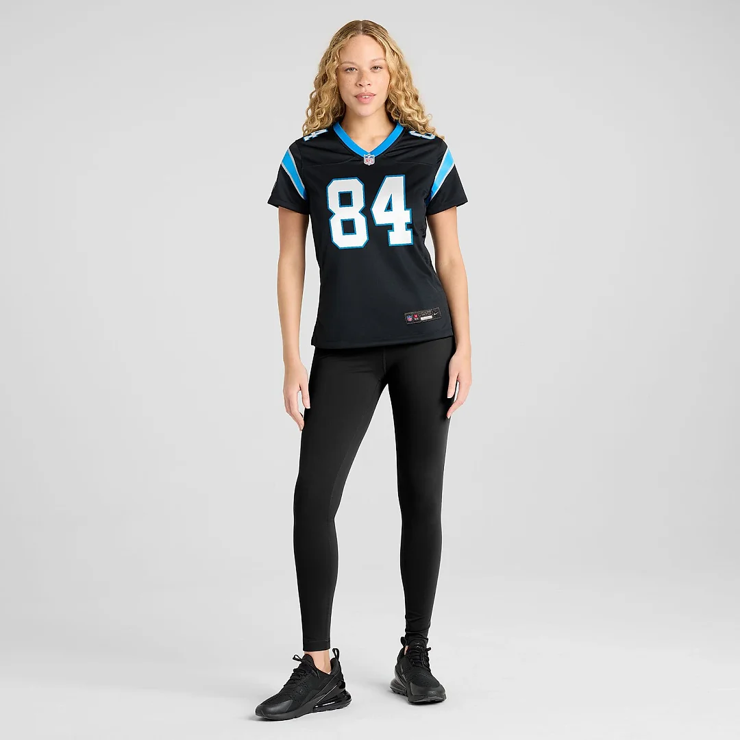 Zennovawear Mitchell Evans Carolina Panthers Women's Team Game Jersey - Black