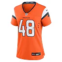 Zennovawear Mitchell Fraboni Denver Broncos Women's Team Game Jersey - Orange