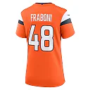 Zennovawear Mitchell Fraboni Denver Broncos Women's Team Game Jersey - Orange