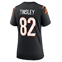 Zennovawear Mitchell Tinsley Cincinnati Bengals Women's Team Game Jersey - Black