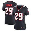 Zennovawear M.J. Stewart Houston Texans Women's Team Game Jersey - Navy