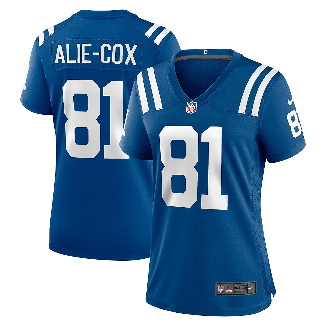 Zennovawear Mo Alie-Cox Indianapolis Colts Women's Team Game Jersey - Royal