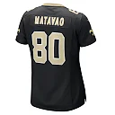Zennovawear Moliki Matavao New Orleans Saints Women's Team Game Jersey - Black