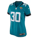 Zennovawear Montaric Brown Jacksonville Jaguars Women's Game Player Jersey - Teal