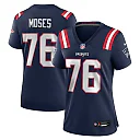 Zennovawear Morgan Moses New England Patriots Women's Team Game Jersey - Navy