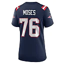 Zennovawear Morgan Moses New England Patriots Women's Team Game Jersey - Navy