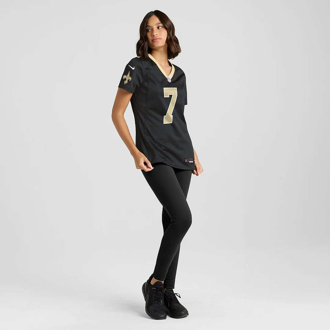 Zennovawear Morten Andersen New Orleans Saints Women's Game Retired Player Jersey - Black