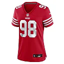 Zennovawear Mykel Williams San Francisco 49ers Women's Team Game Jersey - Scarlet