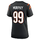 Zennovawear Myles Murphy Cincinnati Bengals Women's Team Game Jersey - Black