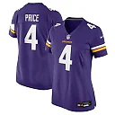Zennovawear Myles Price Minnesota Vikings Women's Team Game Jersey - Purple