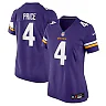 Zennovawear Myles Price Minnesota Vikings Women's Team Game Jersey - Purple
