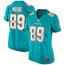 Zennovawear Nat Moore Miami Dolphins Women's Game Retired Player Jersey - Aqua