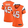Zennovawear Nate Adkins Denver Broncos Women's Team Game Jersey - Orange