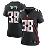 Zennovawear Nathan Carter Atlanta Falcons Women's Team Game Jersey - Black