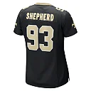 Zennovawear Nathan Shepherd New Orleans Saints Women's Game Jersey - Black
