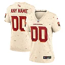 Zennovawear Arizona Cardinals Women's 2025 Rivalries Collection Custom Game Jersey - Natural