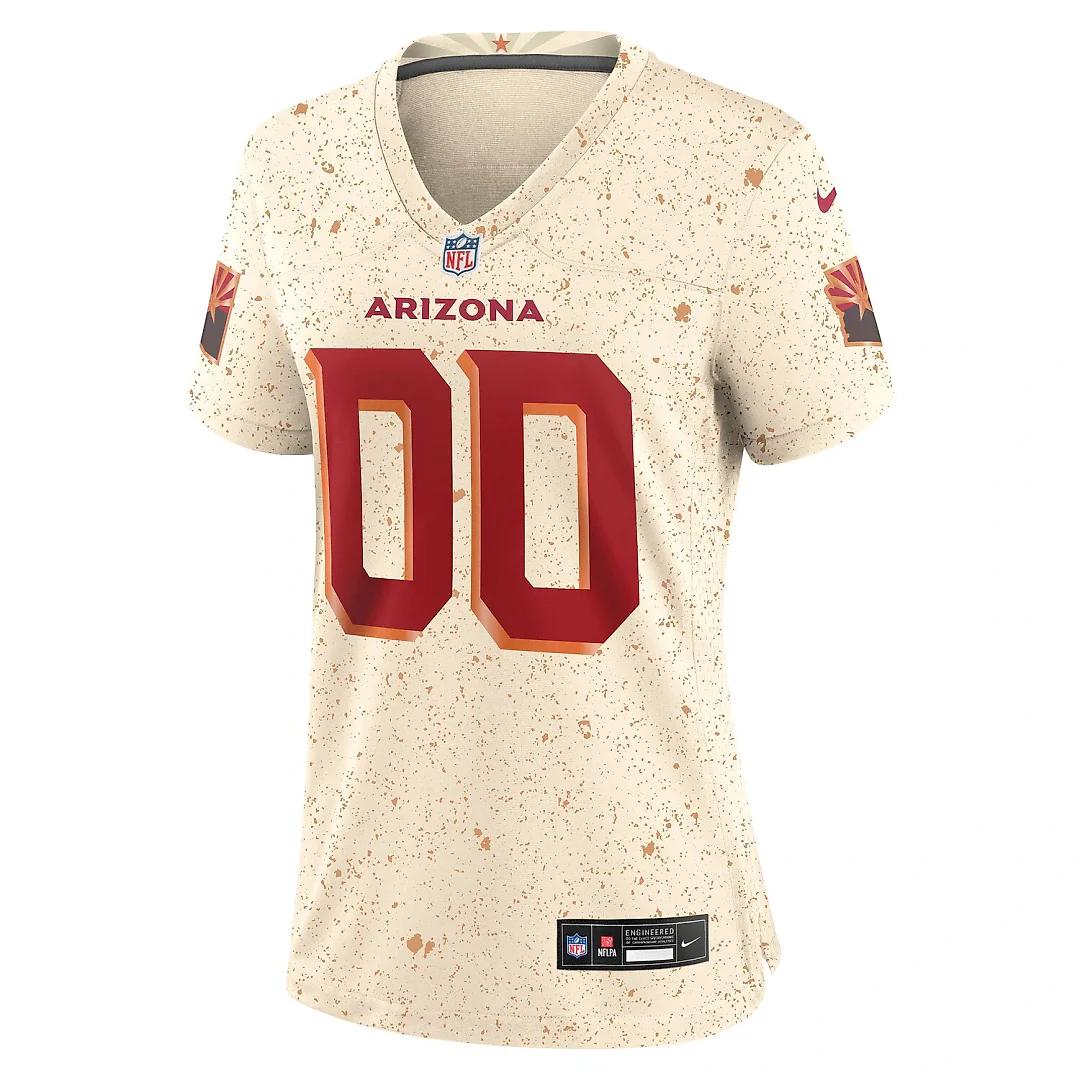 Zennovawear Arizona Cardinals Women's 2025 Rivalries Collection Custom Game Jersey - Natural