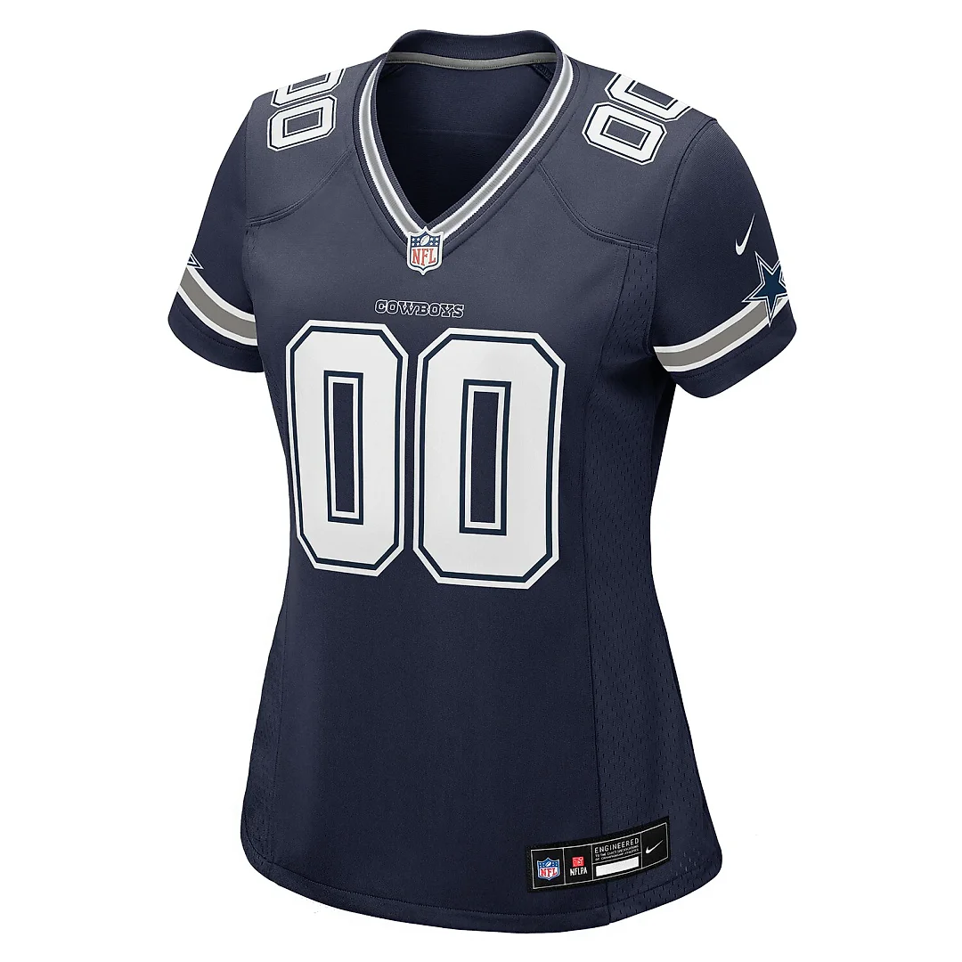 Zennovawear Dallas Cowboys Women's Custom Game Jersey - Navy