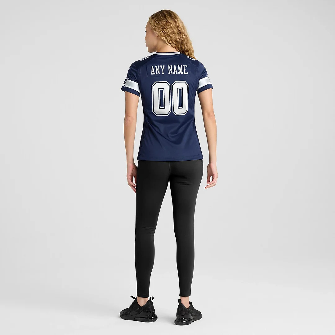 Zennovawear Dallas Cowboys Women's Custom Game Jersey - Navy