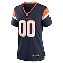 Zennovawear Denver Broncos Women's Alternate Custom Game Jersey - Navy