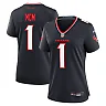 Zennovawear Houston Texans Women's #1 Mom Game Jersey - Navy