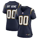 Zennovawear Los Angeles Chargers Women's Alternate Super Chargers Game Custom Jersey - Navy