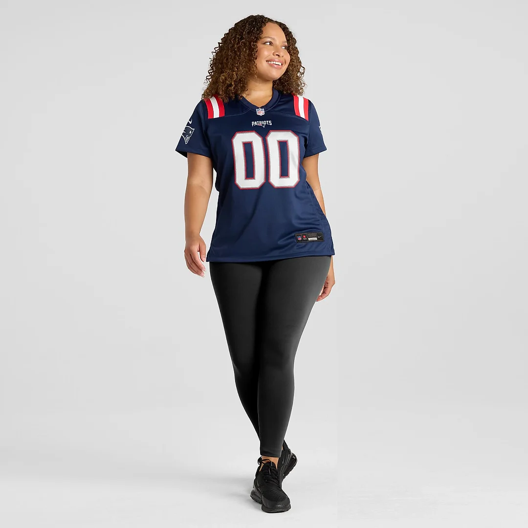 Zennovawear New England Patriots Women's Custom Game Jersey - Navy