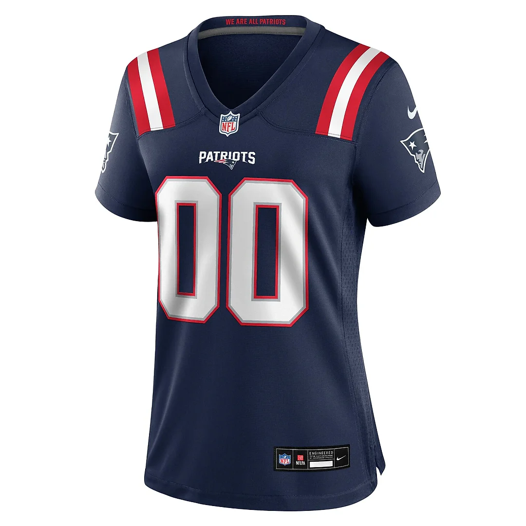 Zennovawear New England Patriots Women's Custom Game Jersey - Navy