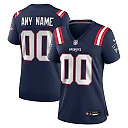 Zennovawear New England Patriots Women's Custom Game Jersey - Navy