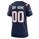 Zennovawear New England Patriots Women's Custom Game Jersey - Navy