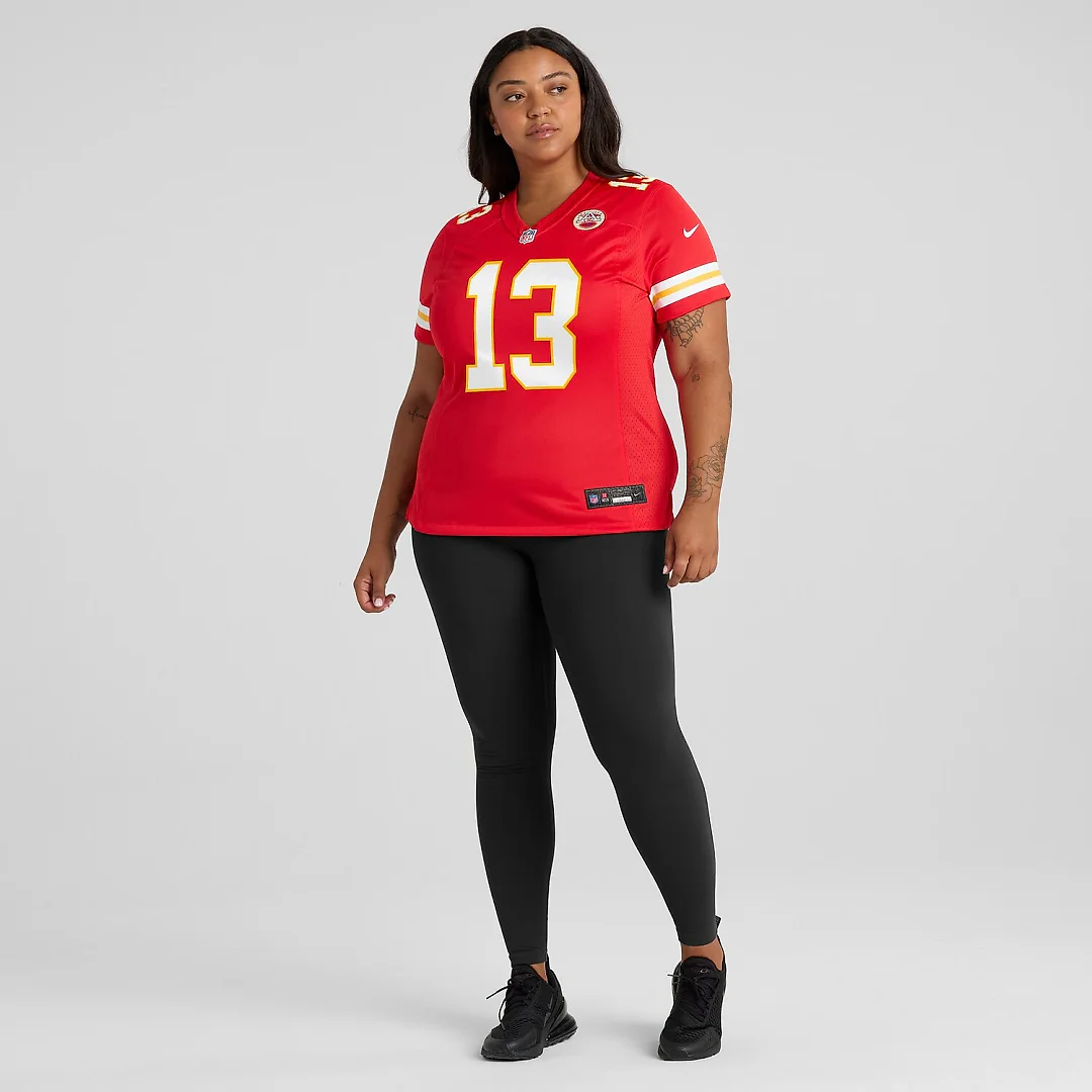 Zennovawear Nazeeh Johnson Kansas City Chiefs Women's Game Player Jersey - Red
