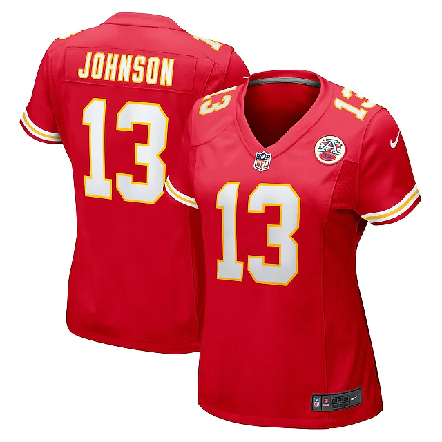 Zennovawear Nazeeh Johnson Kansas City Chiefs Women's Game Player Jersey - Red