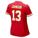 Zennovawear Nazeeh Johnson Kansas City Chiefs Women's Game Player Jersey - Red