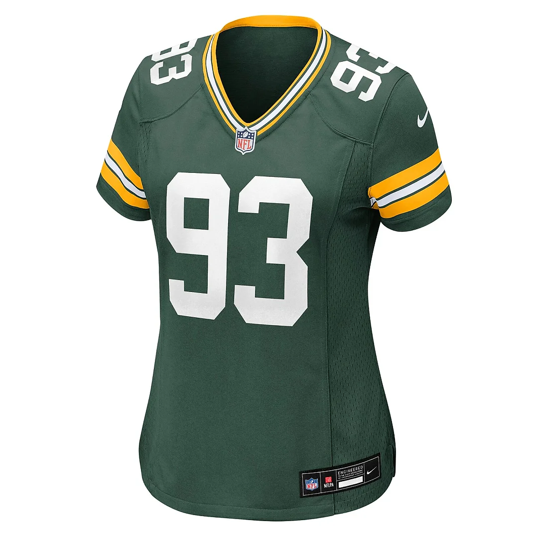 Zennovawear Nazir Stackhouse Green Bay Packers Women's Team Game Jersey - Green