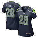 Zennovawear Nehemiah Pritchett Seattle Seahawks Women's Team Game Jersey - College Navy