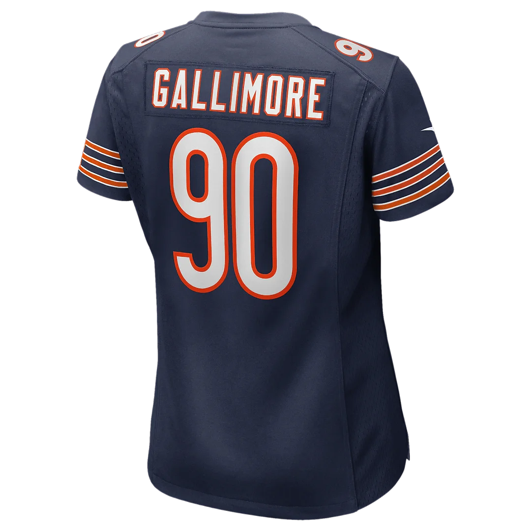Zennovawear Neville Gallimore Chicago Bears Women's Team Game Jersey - Navy