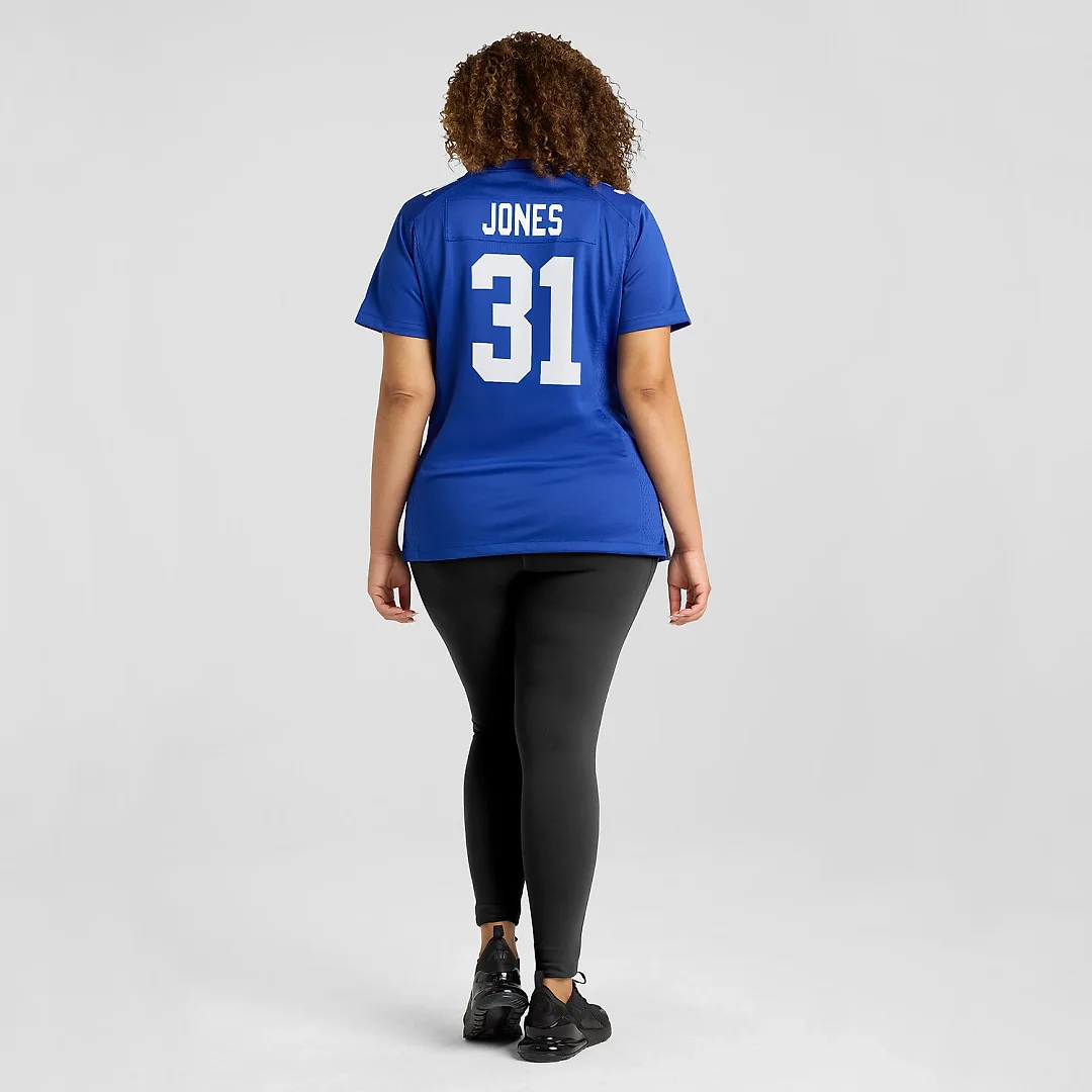Zennovawear Nic Jones New York Giants Women's Team Game Jersey - Royal