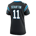 Zennovawear Nic Scourton Carolina Panthers Women's Team Game Jersey - Black