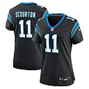 Zennovawear Nic Scourton Carolina Panthers Women's Team Game Jersey - Black