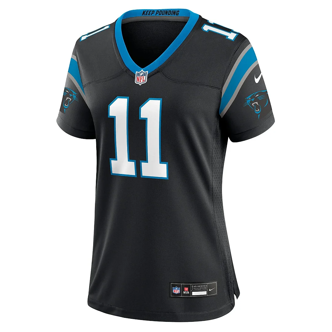 Zennovawear Nic Scourton Carolina Panthers Women's Team Game Jersey - Black