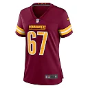 Zennovawear Nick Allegretti Washington Commanders Women's Game Jersey - Burgundy