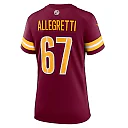 Zennovawear Nick Allegretti Washington Commanders Women's Game Jersey - Burgundy