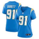 Zennovawear Nick Barrett Los Angeles Chargers Women's Team Game Jersey - Powder Blue