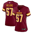 Zennovawear Nick Bellore Washington Commanders Women's Team Game Jersey - Burgundy