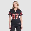 Zennovawear Nick Bosa San Francisco 49ers Women's 2025 Rivalries Collection Game Jersey - Black