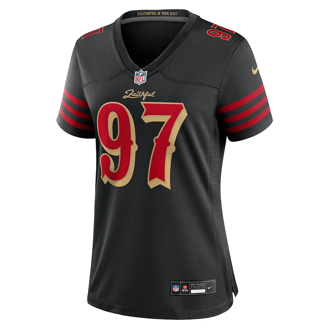 Zennovawear Nick Bosa San Francisco 49ers Women's 2025 Rivalries Collection Game Jersey - Black