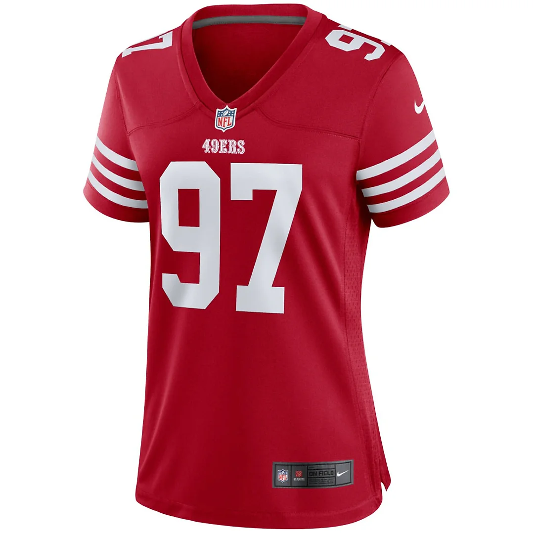 Zennovawear Nick Bosa San Francisco 49ers Women's Player Jersey - Scarlet