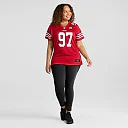 Zennovawear Nick Bosa San Francisco 49ers Women's 80th Anniversary Game Jersey - Scarlet