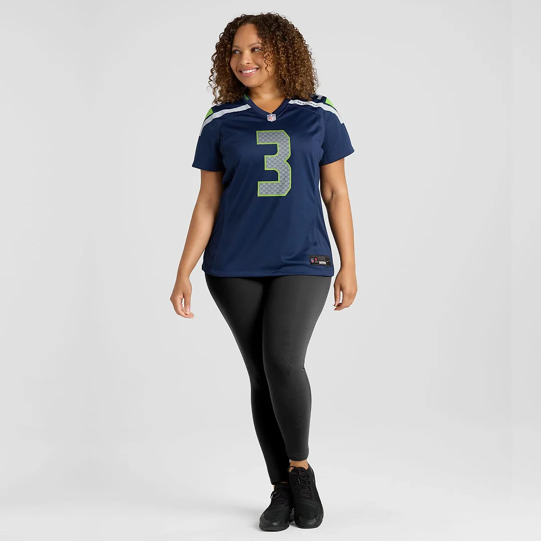 Zennovawear Nick Emmanwori Seattle Seahawks Women's Team Game Jersey - College Navy