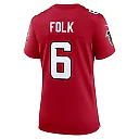 Zennovawear Nick Folk Atlanta Falcons Women's Team Game Jersey - Red